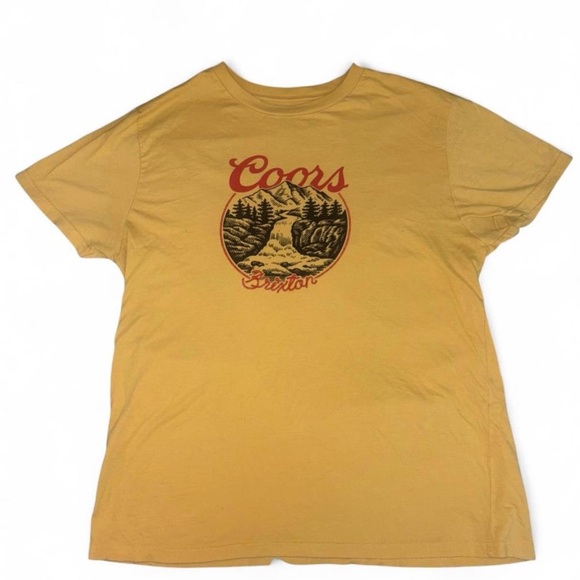 Brixton Other - Brixton Yellow Coors Graphic Tee - Size L - Discounted Shipping 💅🏽